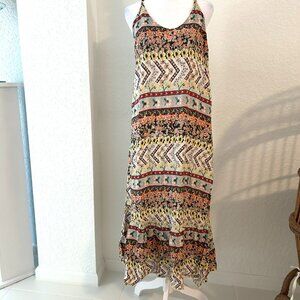 Oneill Floral Spaghetti Strap Midi Dress